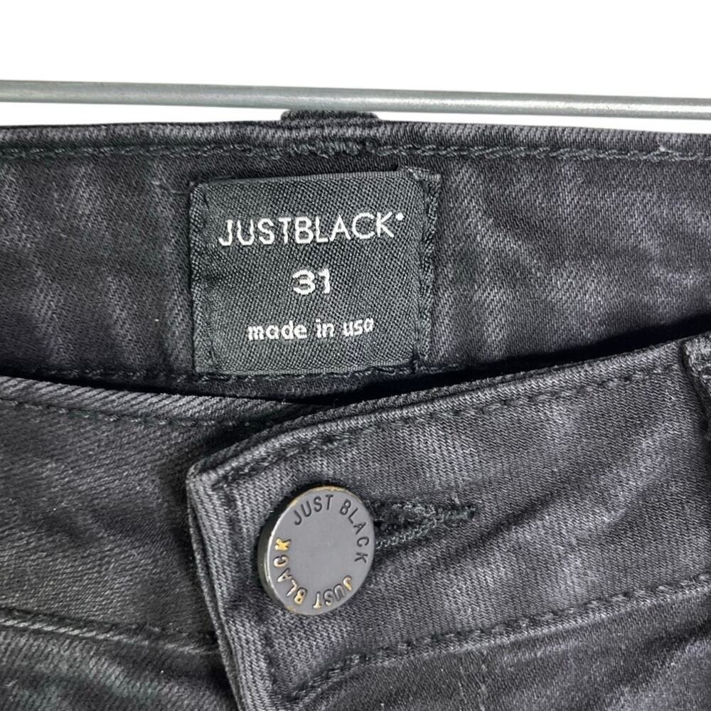 Just Black Women 31 Skinny Jeans Rock N Roll Mid Rise Stretch Classic Denim - Picture 3 of 10